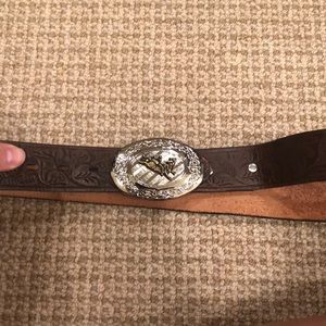 Kids country western belt